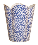 Marye-Kelley WB224-Red Chinoiserie Wastepaper Basket